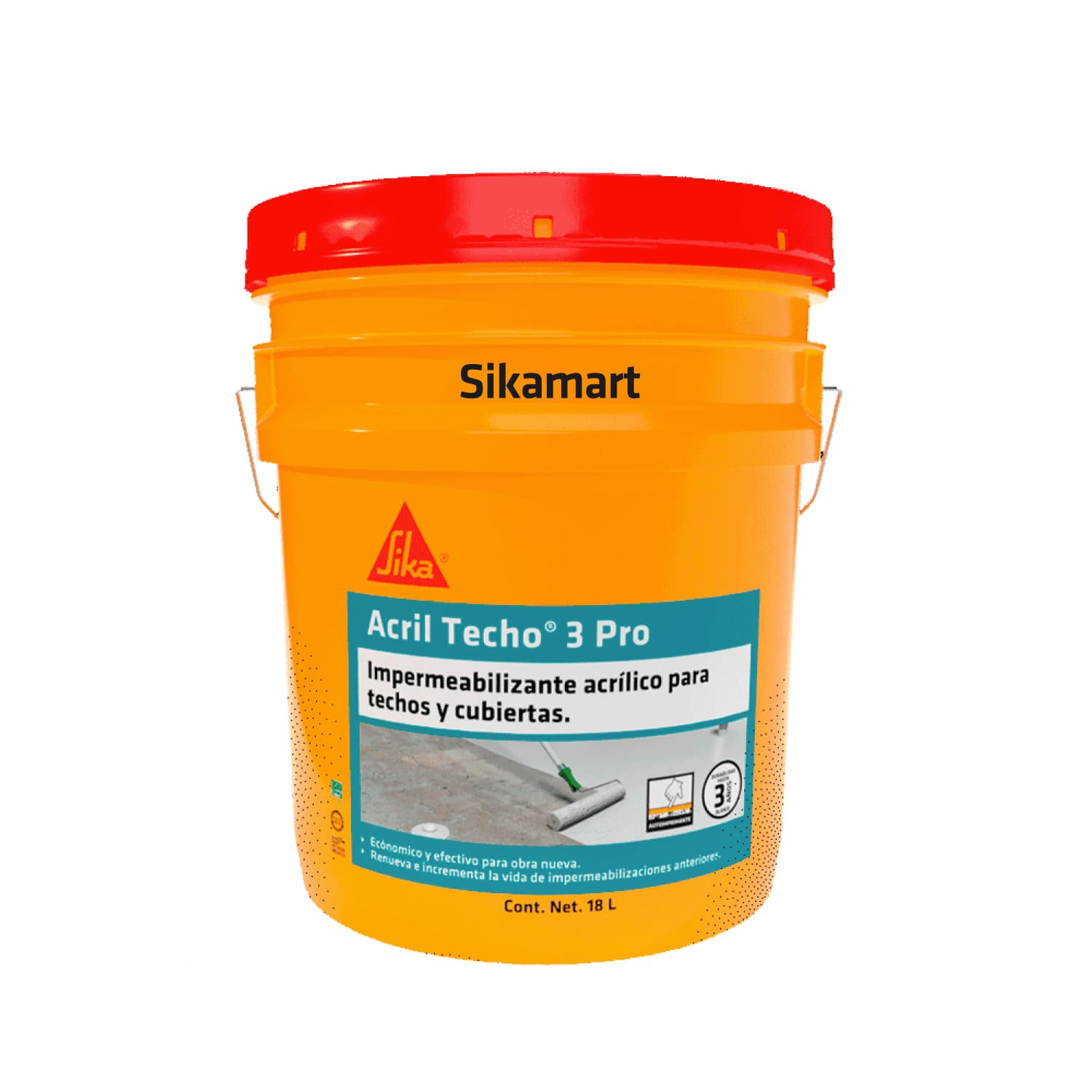sika acil techo 3 años