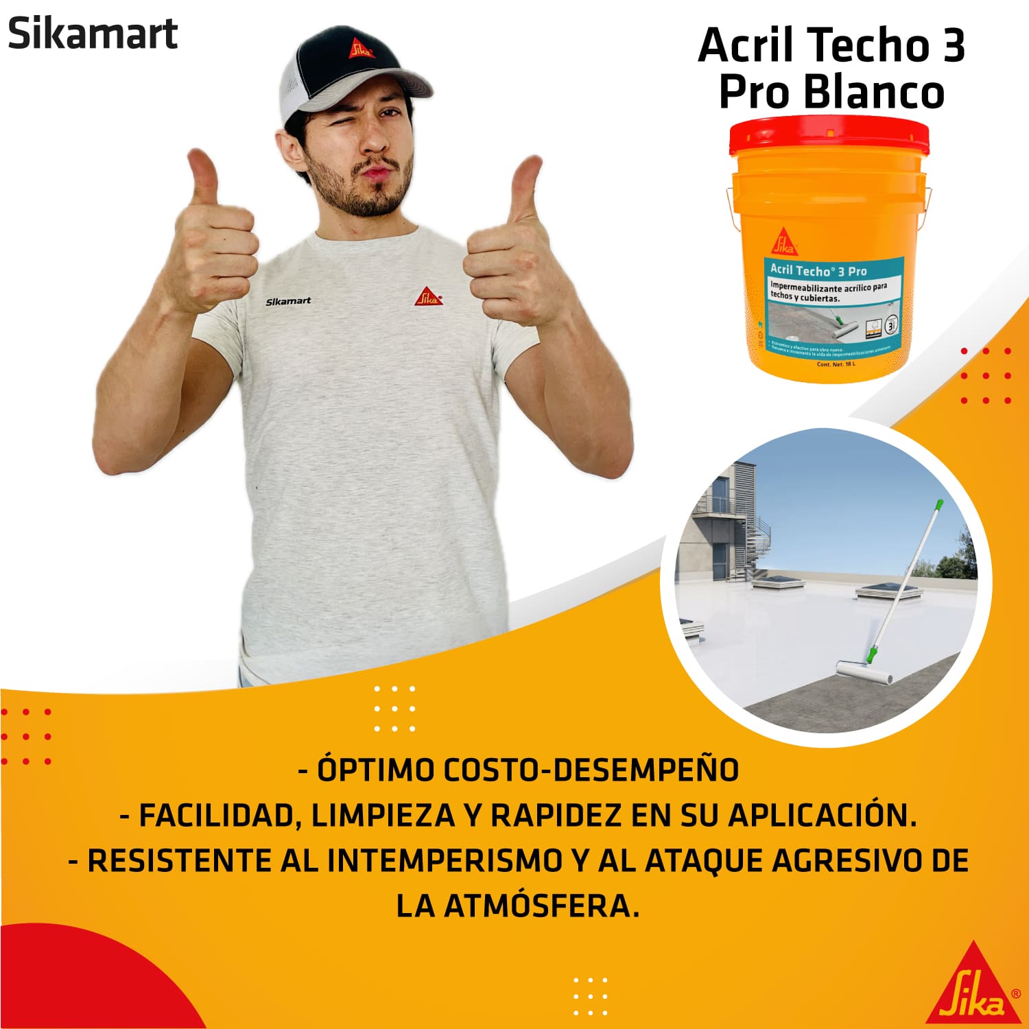 Sika Acril Techo 3 PRO