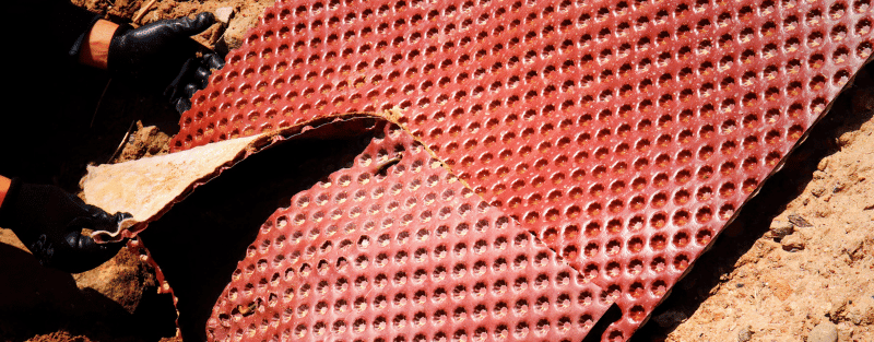 DREN 15 SIN GEOTEXTIL ROLLO 2.10 MT X 18 MT